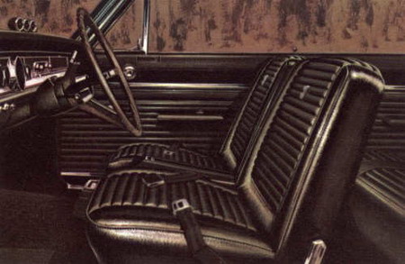 Интерьер Mercury Comet Cyclone 289 Coupe 1965 года